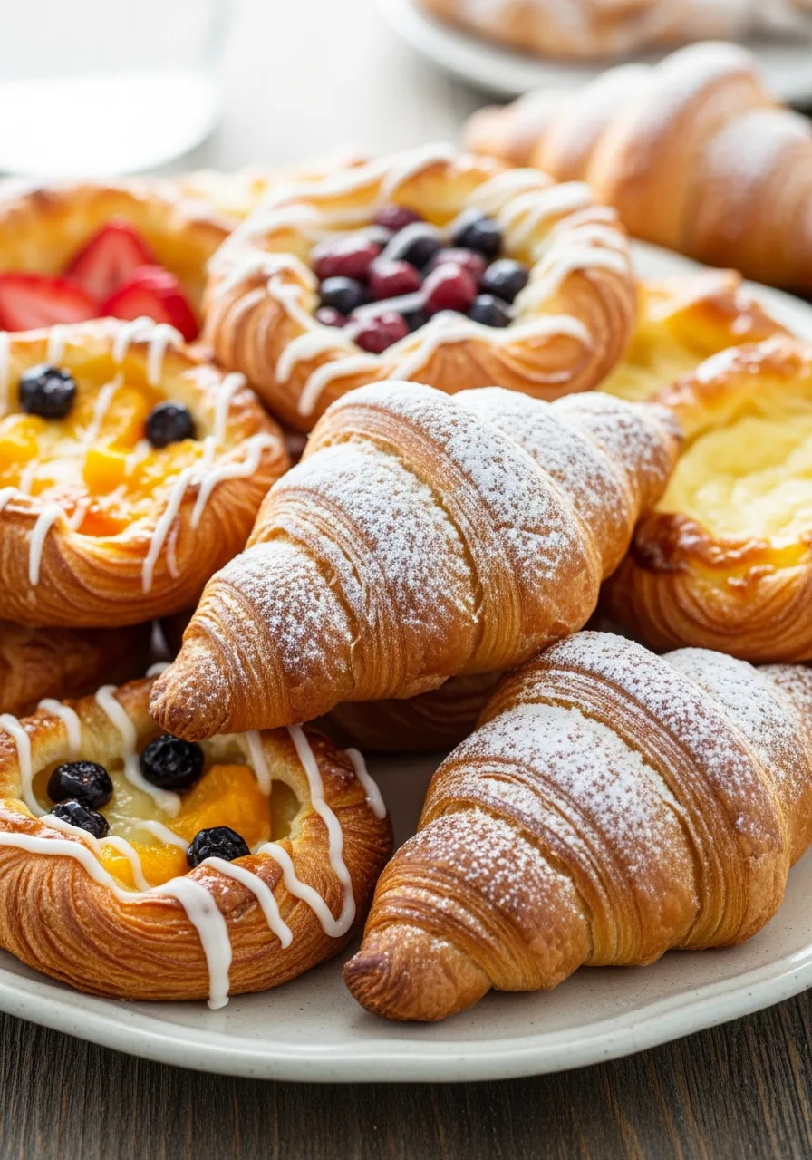 Pastries and patisserie at Wedges Bakery