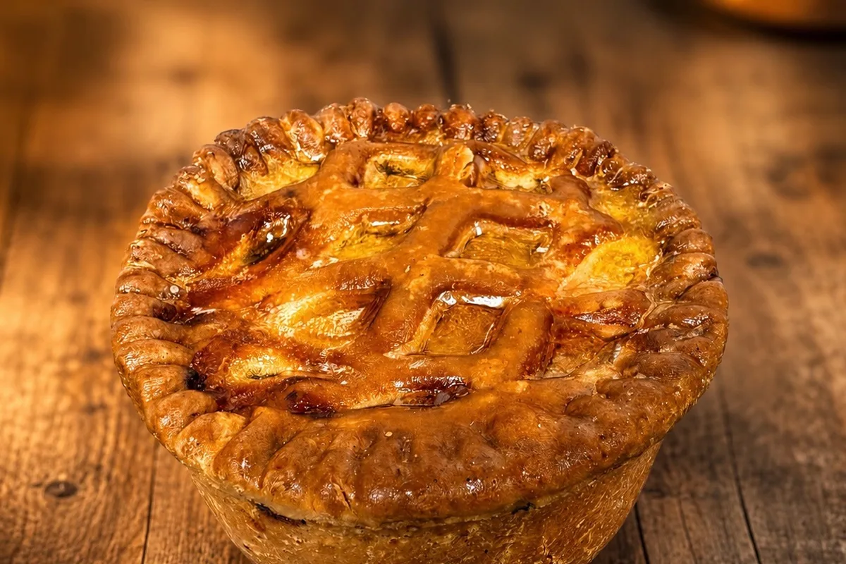 Hand-raised pork pie fresh from the Wedges ovens